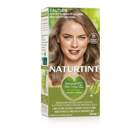 NaturTint Permanent Hair Colour Hazelnut Blonde 7N