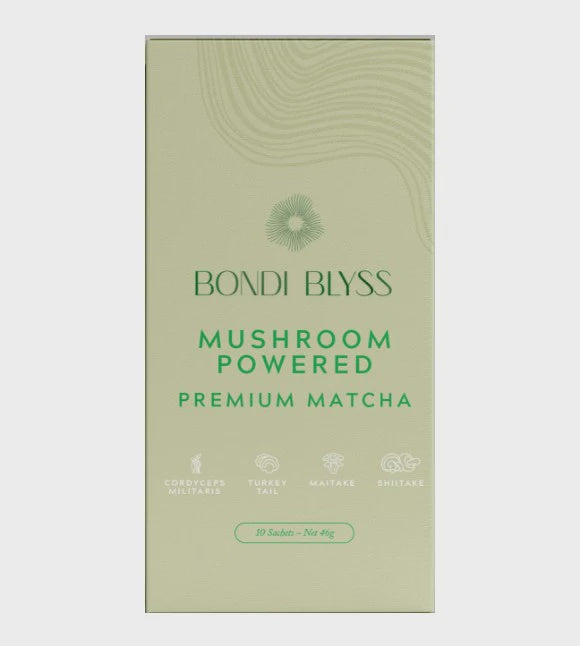 Bondi Blyss Mushroom Powered Premium Matcha