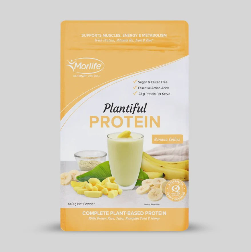 Morlife Plantiful Protein Banana Lollies
