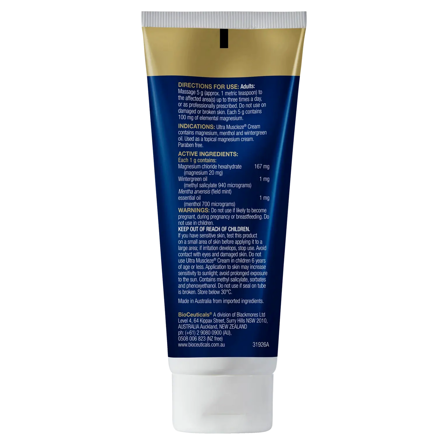 Bioceuticals Ultra Muscleze Cream