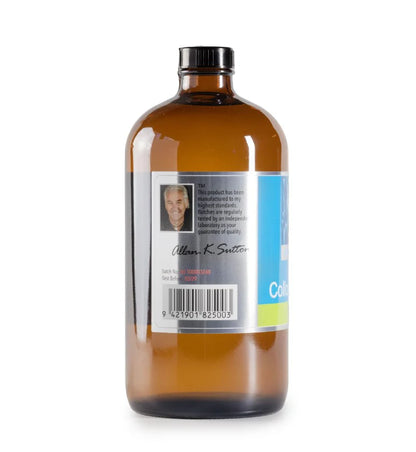 Allan K Suttons My Colloidal Silver Glass