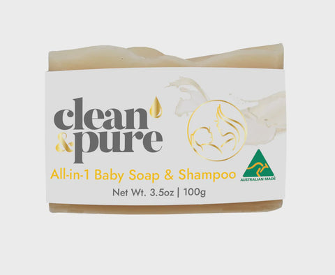 Clean & Pure All-in-1 Baby Soap & Shampoo