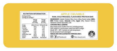 Fibre Boost Apple Crumble Protein Bar