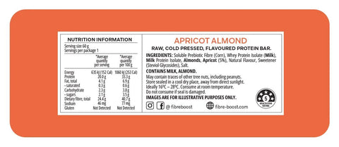Fibre Boost Apricot Almond Protein Bar