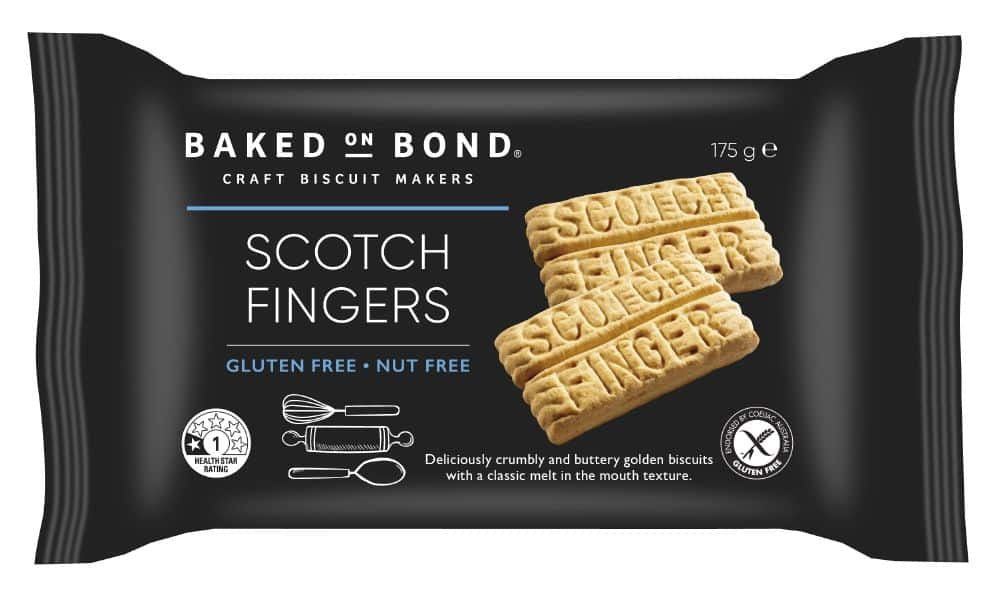 Baked on Bond Scotch Fingers