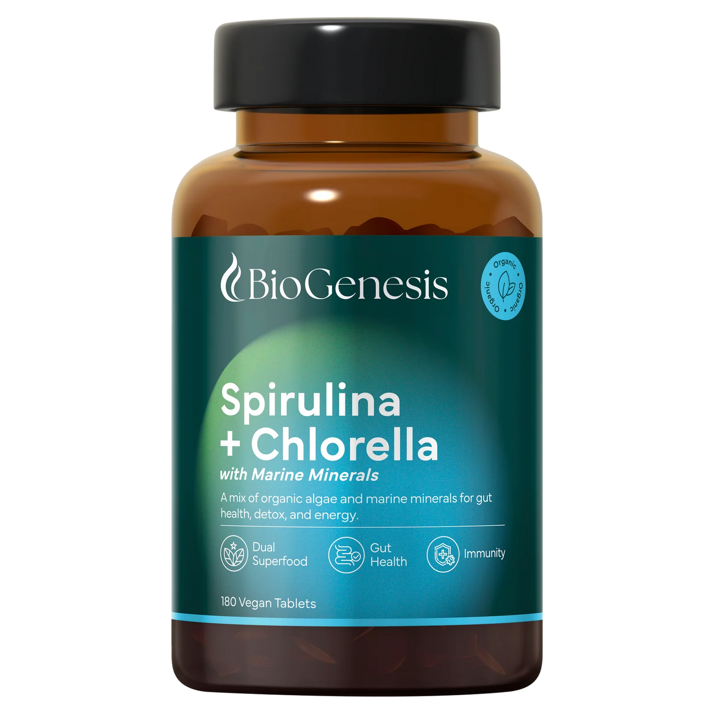 BioGenesis Organic Spirulina & Chlorella & Marine Minerals