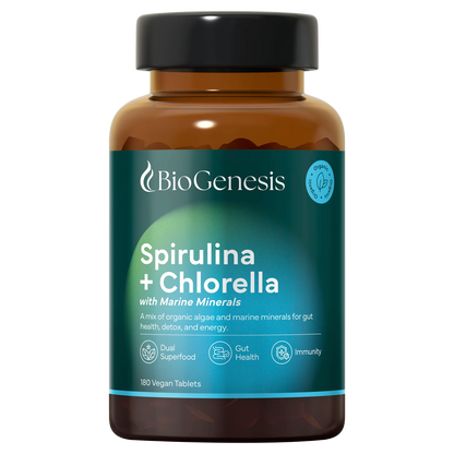 BioGenesis Organic Spirulina & Chlorella & Marine Minerals