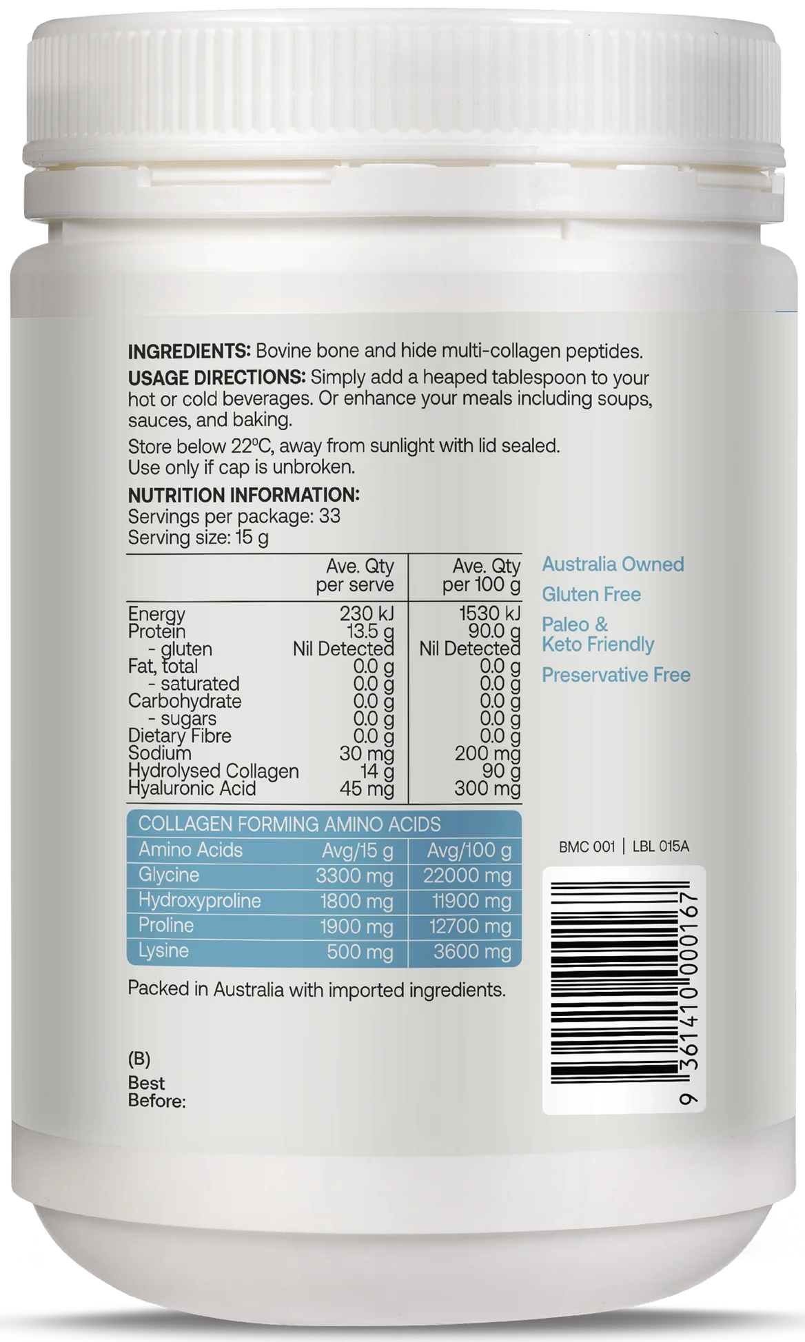 Best of the Bone Multi-Collagen Protein