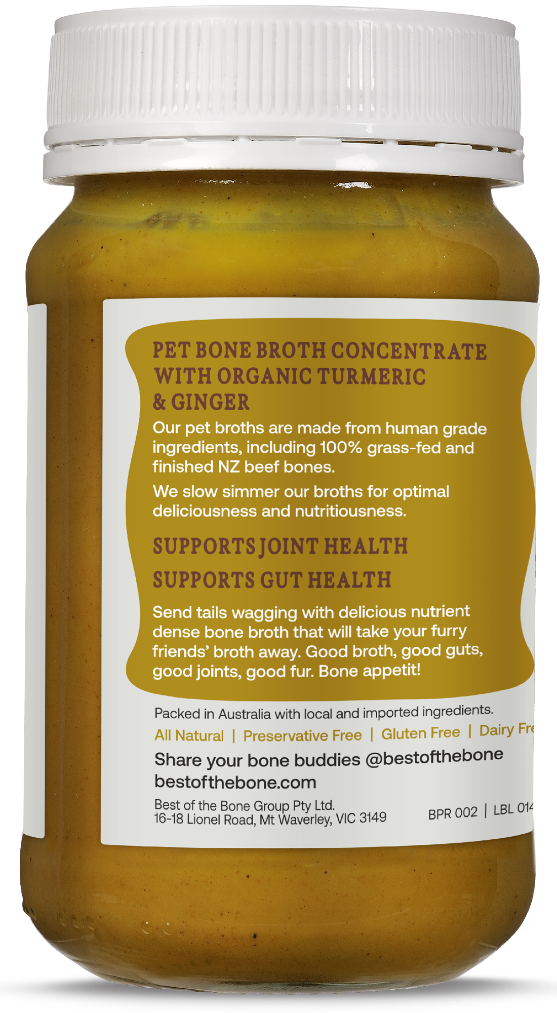 Best of the Bone Broth for Pets (Turmeric)