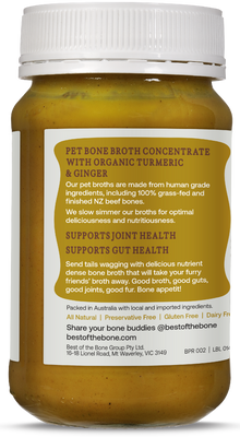 Best of the Bone Broth for Pets (Turmeric)