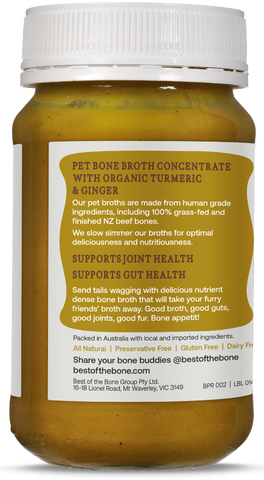 Best of the Bone Broth for Pets (Turmeric)