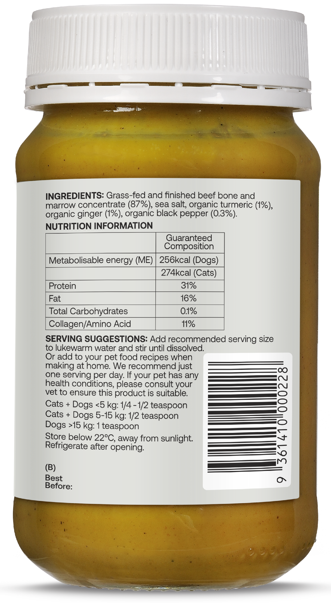 Best of the Bone Broth for Pets (Turmeric)