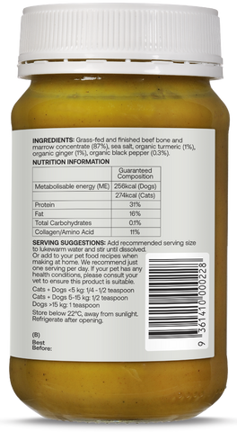 Best of the Bone Broth for Pets (Turmeric)