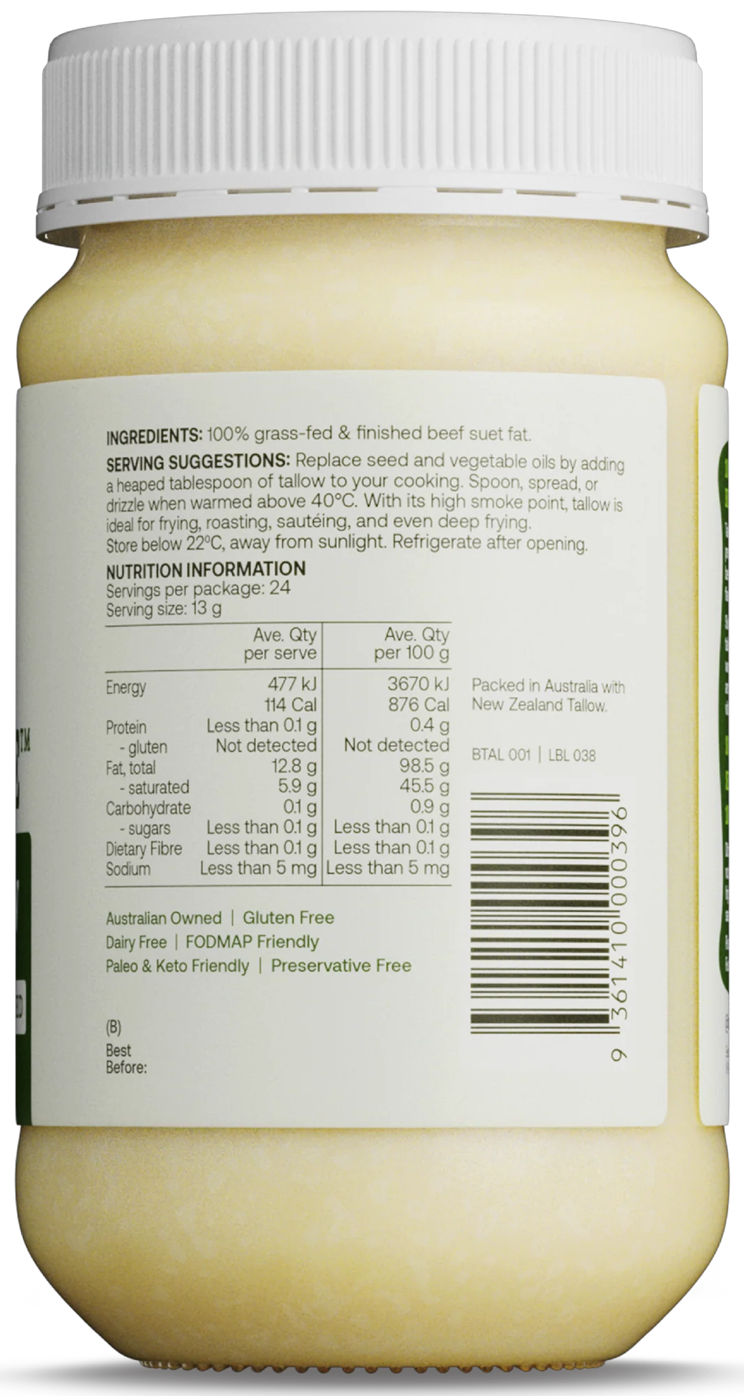 Best of the Bone Beef Tallow