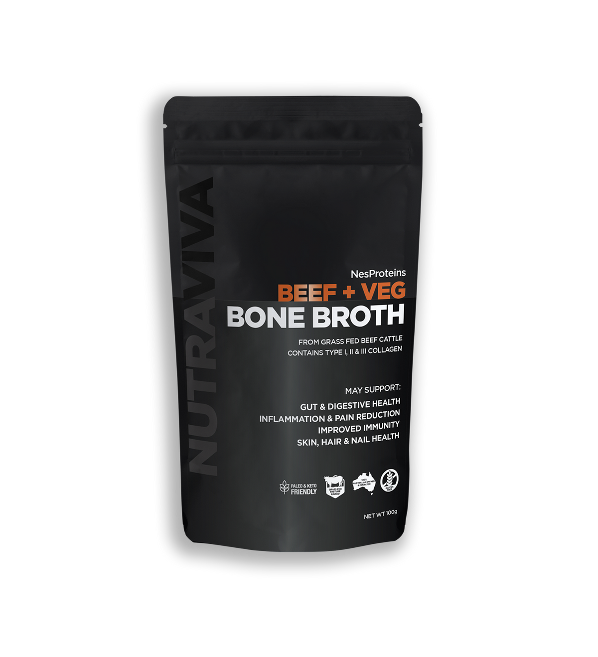 NutraViva Original Beef Bone Broth