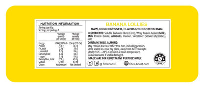 Fibre Boost Banana Lollies Protein Bar