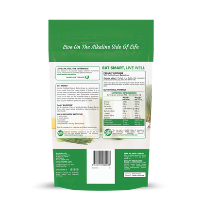 Morlife Certified Organic Barley Grass Fine Powder
