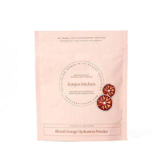 Franjo's Kitchen Motherhood Hydration Powder Blood Orange & Coconut Water