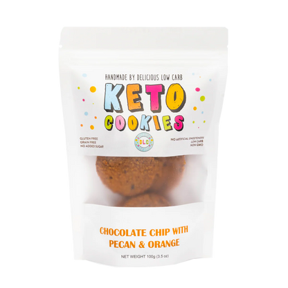 Delicious Low Carb Keto Cookies Orange Pecan