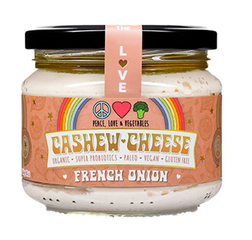 Peace Love and Vegetables Cashew Cheese (French Onion)