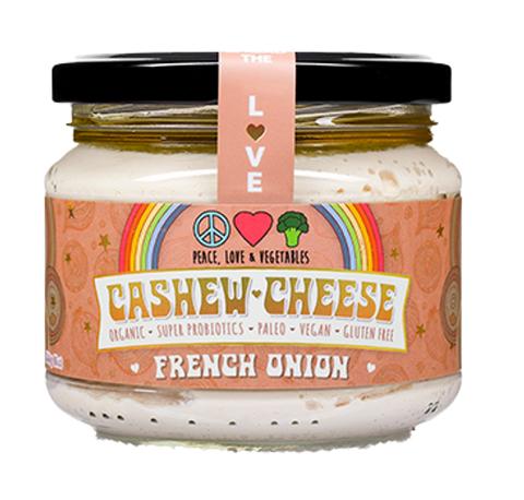 Peace Love and Vegetables Cashew Cheese (French Onion)