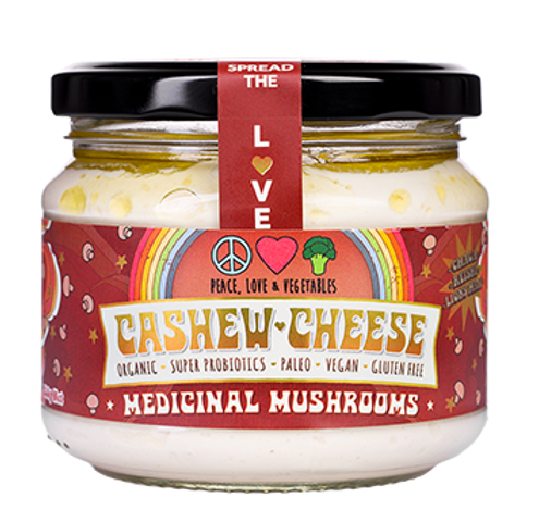Peace Love and Vegetables Medicinal Mushroom Cashew Cheese