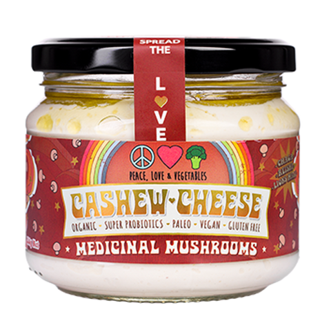Peace Love and Vegetables Medicinal Mushroom Cashew Cheese
