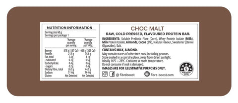 Fibre Boost Choc Malt Protein Bar