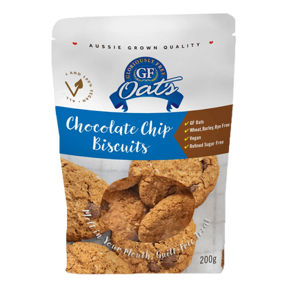 GF Oats Choc Chip Biscuits