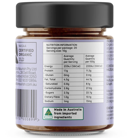Food to Nourish Chocolate Hazelnut Spread