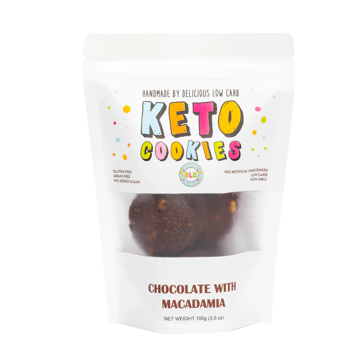 Delicious Low Carb Keto Cookies Chocolate Macadamia