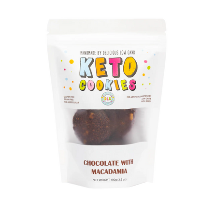 Delicious Low Carb Keto Cookies Chocolate Macadamia