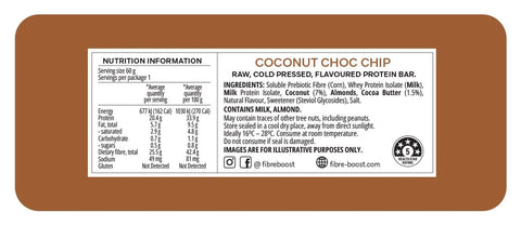 Fibre Boost Coconut Choc Chip Protein Bar