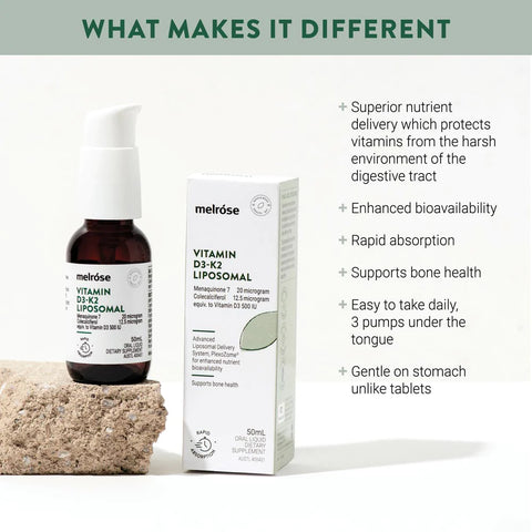 Melrose Vitamin D3-K2 Liposomal