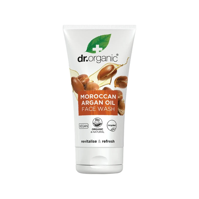 Dr Organic Creamy Face Wash Organic Moroccan Argan Oil
