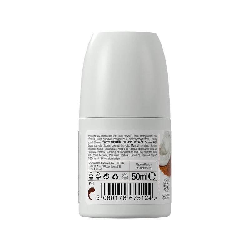 Dr Organic Roll-on Deodorant Organic Virgin Coconut Oil