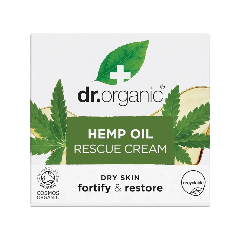 Dr Organic Rescue Cream Organic Hemp Oil