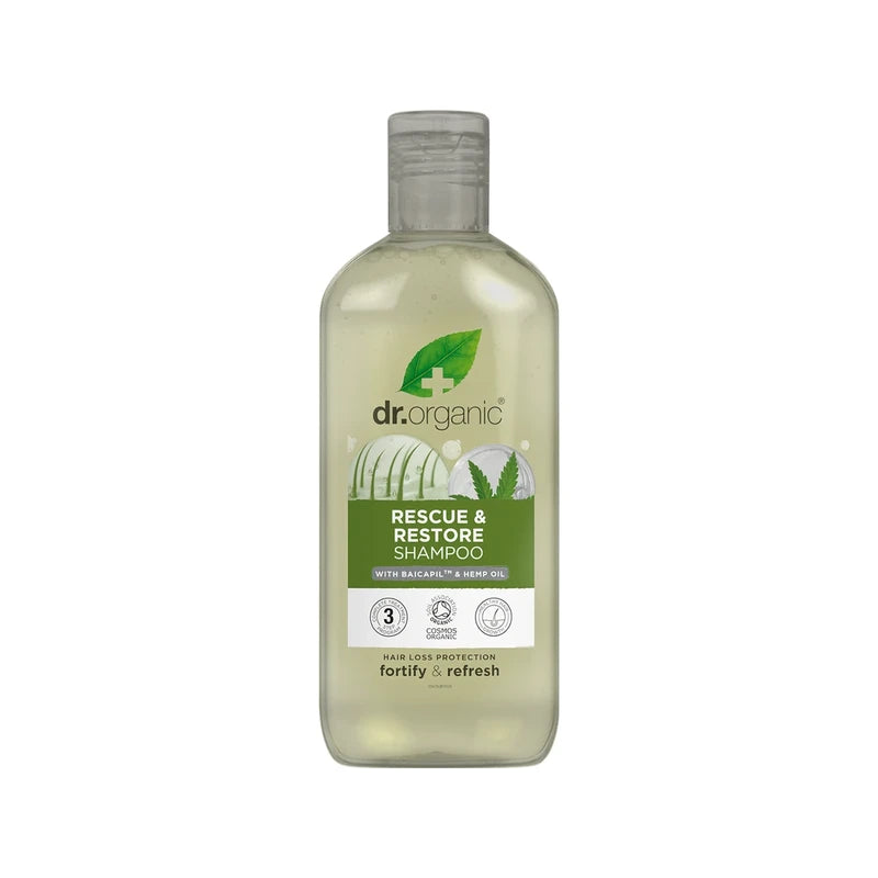 Dr Organic Rescue & Restore Shampoo Organic Hemp Oil