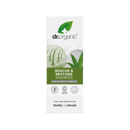 Dr Organic Rescue & Restore Shampoo Organic Hemp Oil