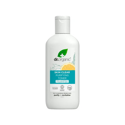Dr Organic Purifying Toner Skin Clear Organic Tea Tree