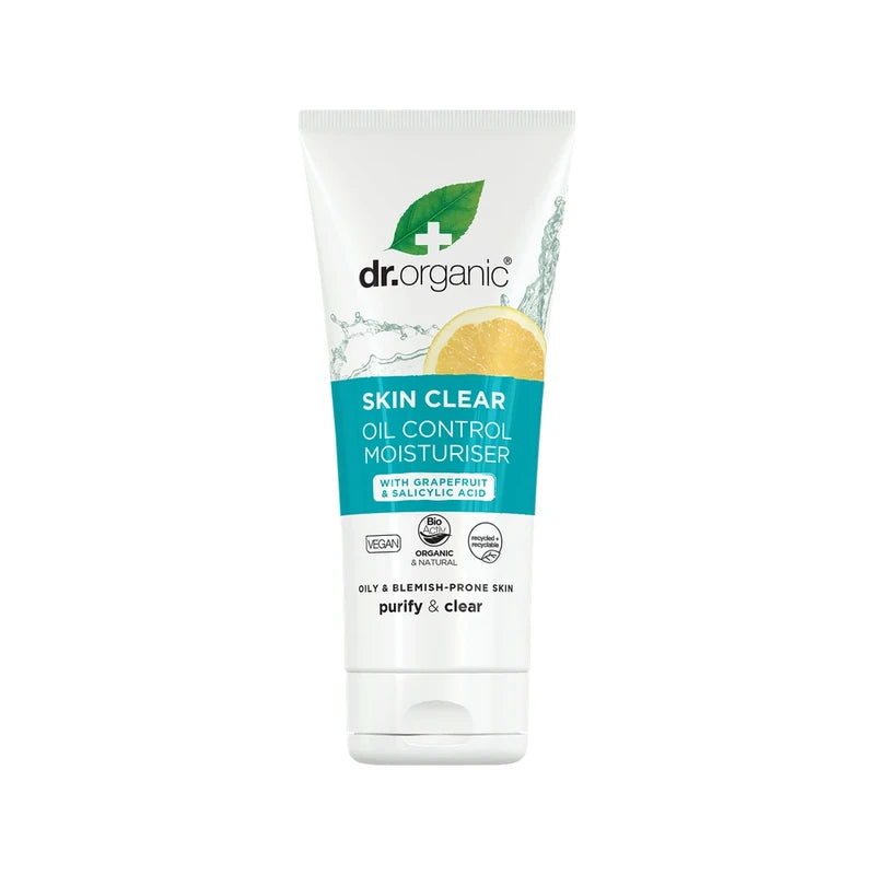 Dr Organic Oil Control Moisturiser Skin Clear Organic Tea Tree