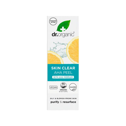 Dr Organic AHA Peel Skin Clear