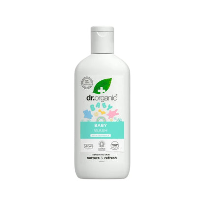 Dr Organic Unfragranced Top To Toe Baby Wash Organic Calendula