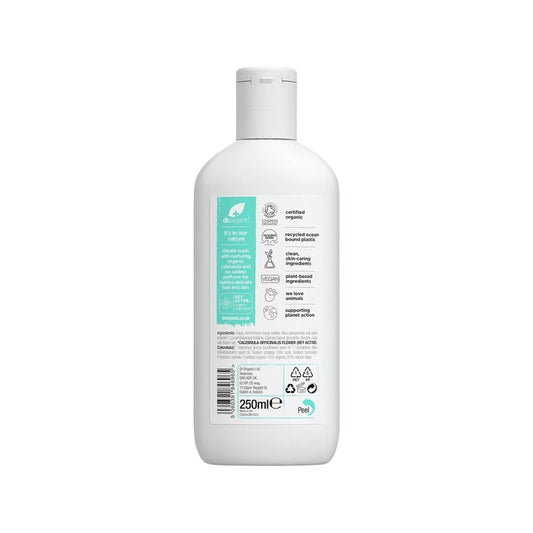 Dr Organic Unfragranced Top To Toe Baby Wash Organic Calendula
