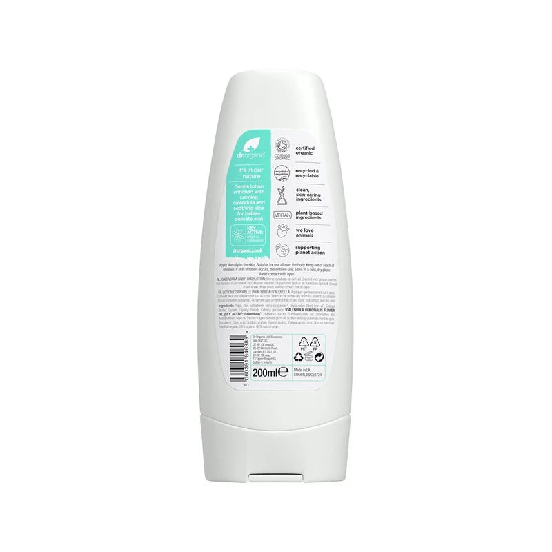 Dr Organic Unfragranced Baby Lotion Organic Calendula