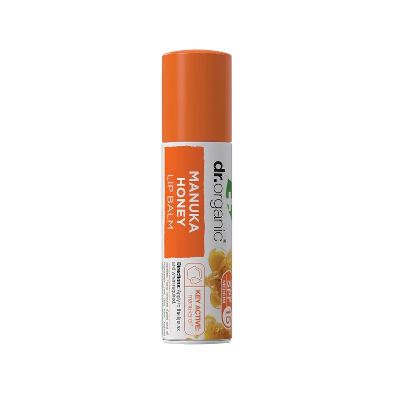 Dr Organic Lip Balm SPF 15 Organic Manuka Honey