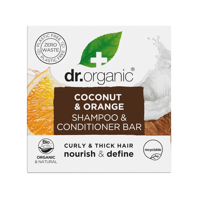 Dr Organic Coconut & Orange Shampoo & Conditioner Bar