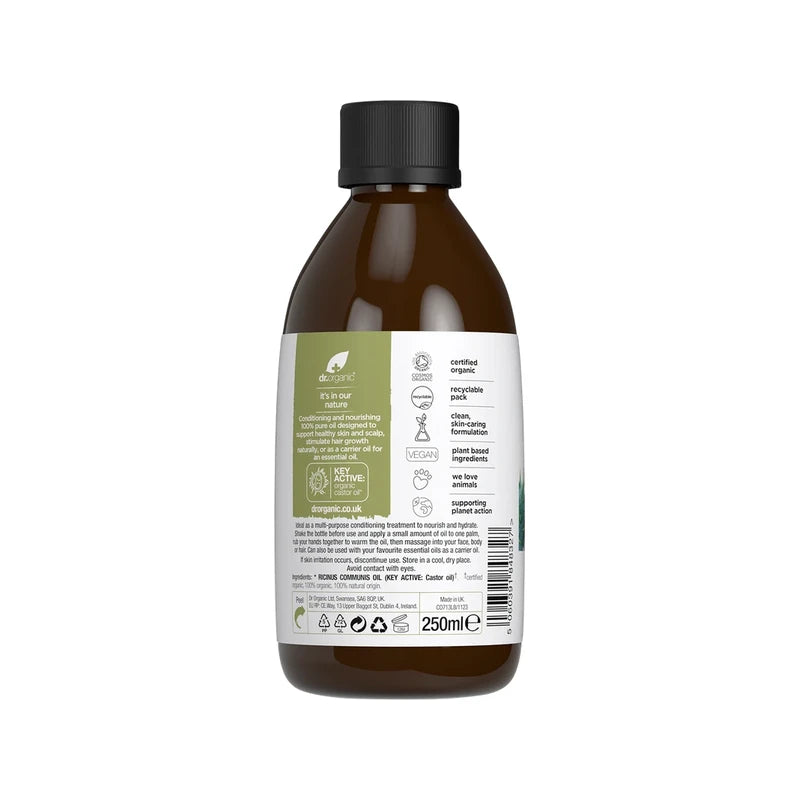 Dr Organic Castor Oil 100% Pure
