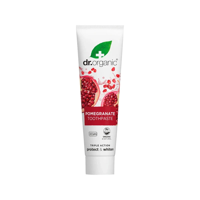 Dr Organic Toothpaste (Whitening) Organic Pomegranate