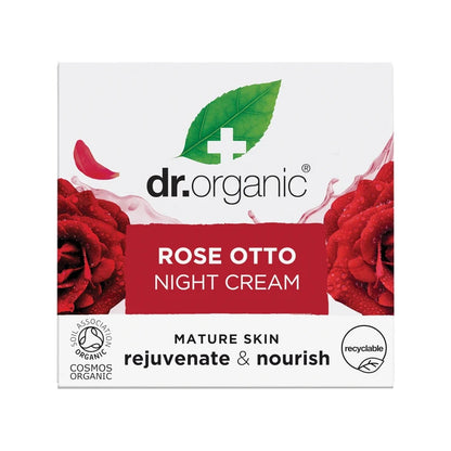 Dr Organic Night Cream Organic Rose Otto